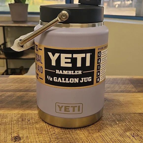 Yeti Rambler Half Gallon Jug - Black and Lavender - Picture 2 of 4
